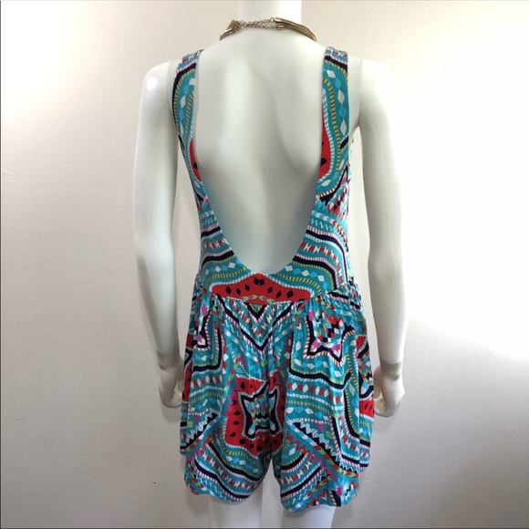 Mara Hoffman Estrada Turquoise Romper Size S&M - Picture 3 of 4